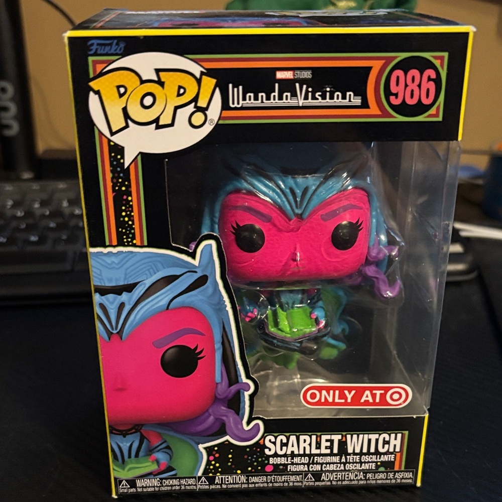 Funko Pop Scarlet Witch in Pink and Blue
